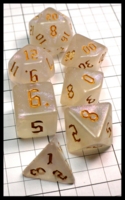 Dice : Dice - Dice Sets - Pechoi Opaque With Irradecent Glitter and Gold Numerals - Amazon Jan 2024